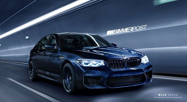 Esta deve ser a imagem do BMW M5 de 2018