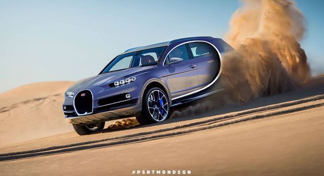 E que tal um SUV Bugatti Chiron?