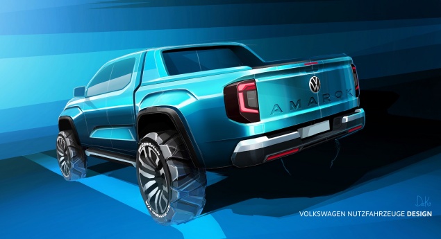 Nova Volkswagen Amarok. Divulgados mais esboços finais de design