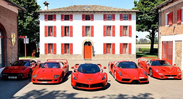 Os 10 vídeos mais vistos da Ferrari na internet