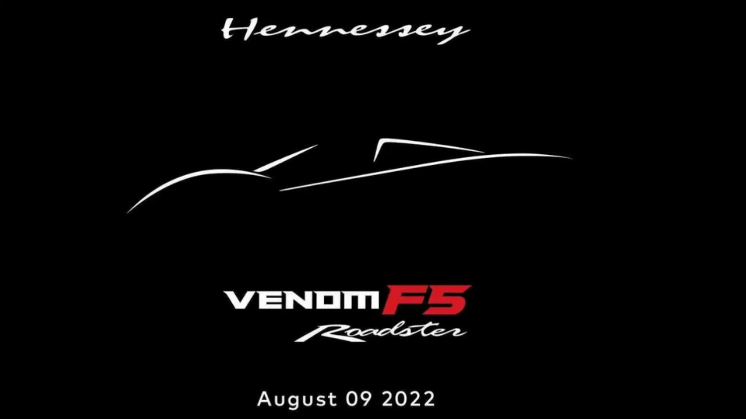 O teaser que anuncia a chegada do futuro Hennessey Venom F5 Roadster