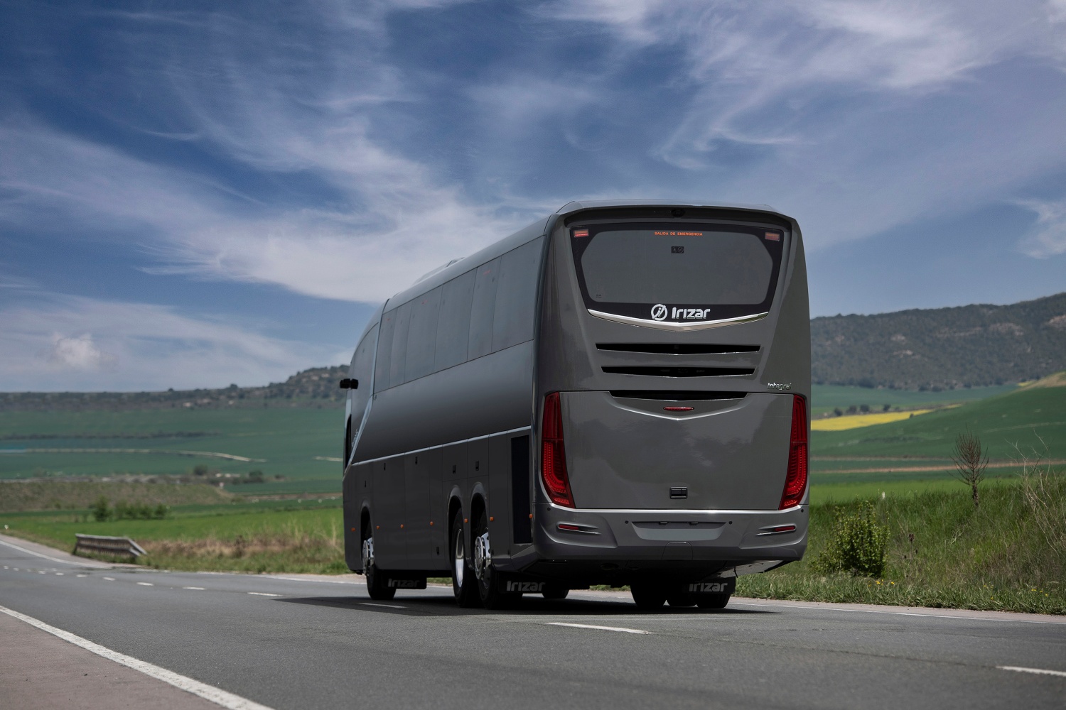 Irizar i6S Efficient, vista de traseira