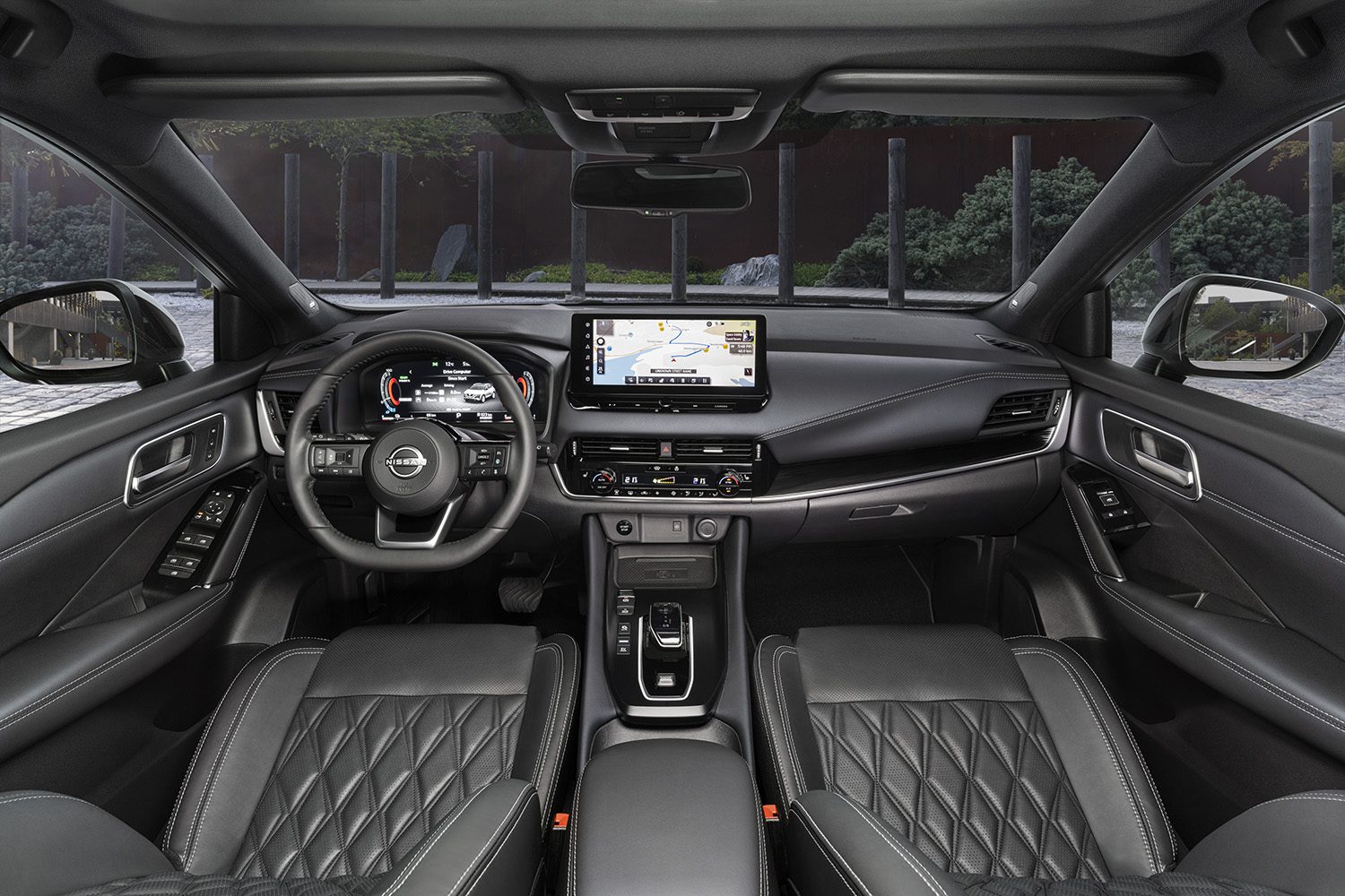 Imagem do interior do Nissan Qashqai é Power