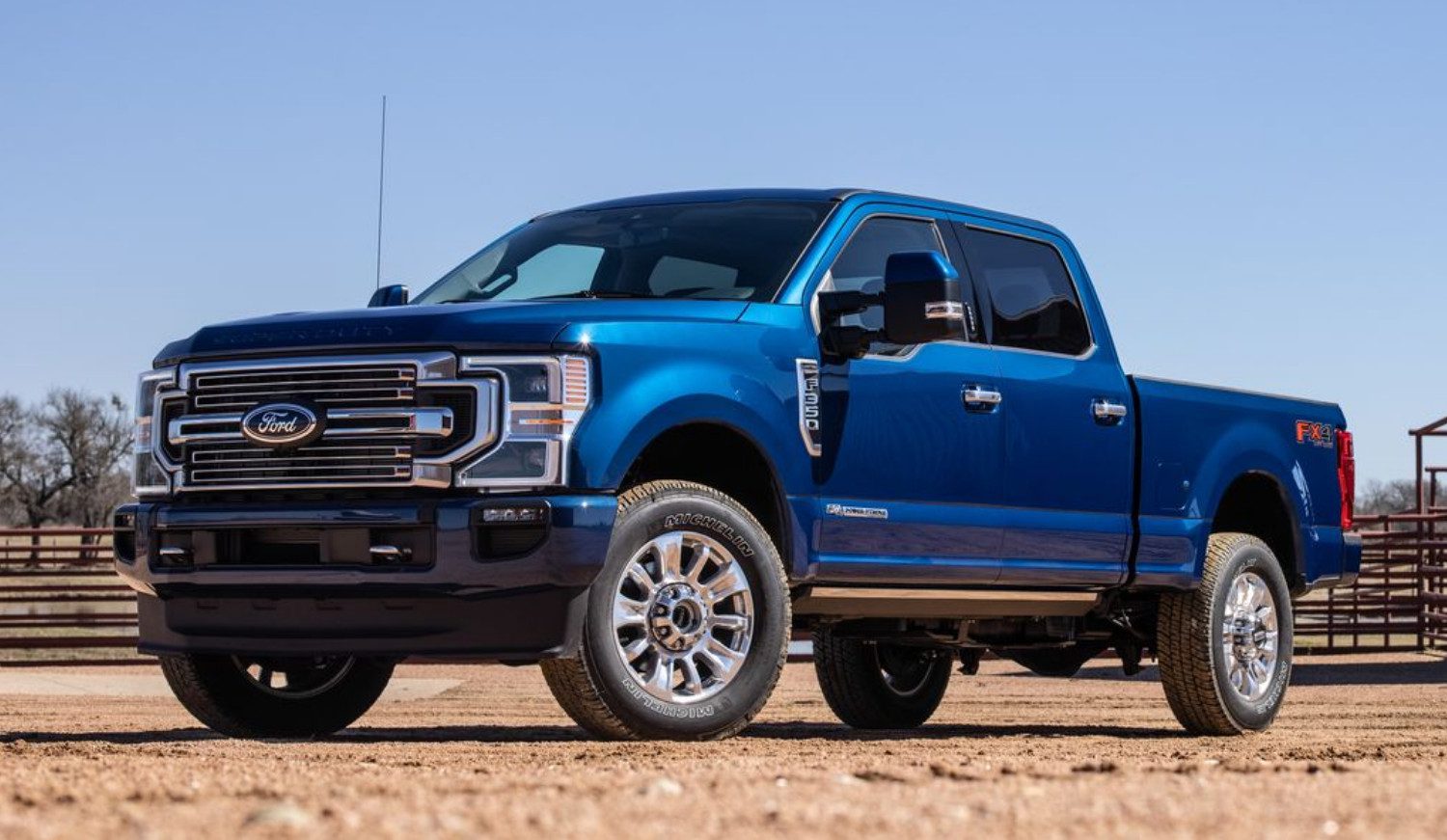 A Ford Super Duty 2022