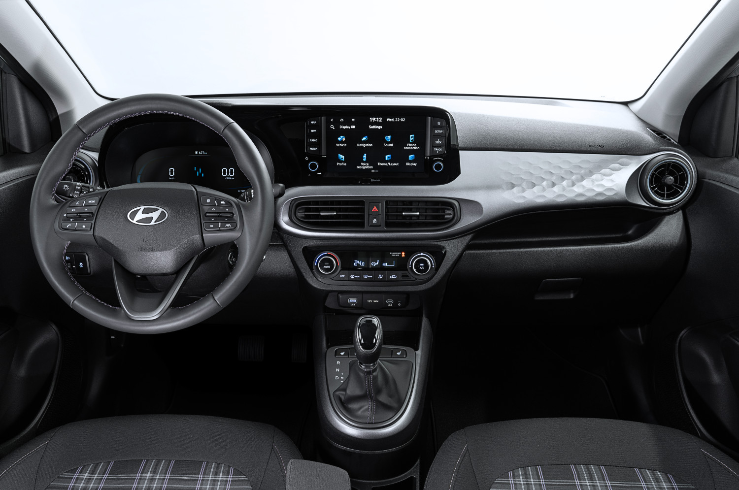 O interior do novo Hyundai i10