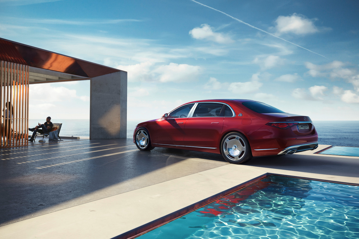 O S 580 e é o primeiro híbrido plug-in na oferta da hiper-exclusiva Maybach