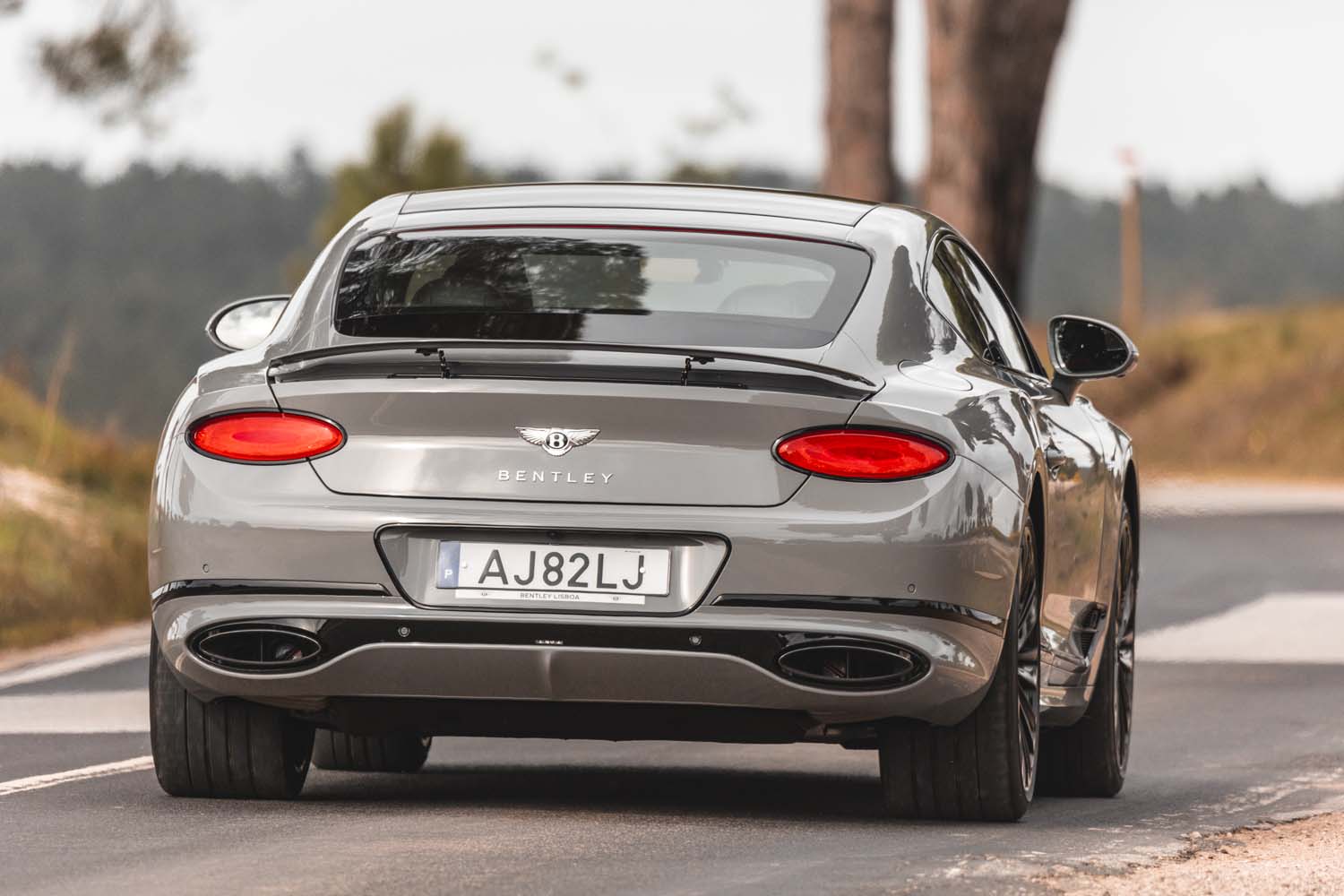 Traseira do Bentley Continental GT Speed