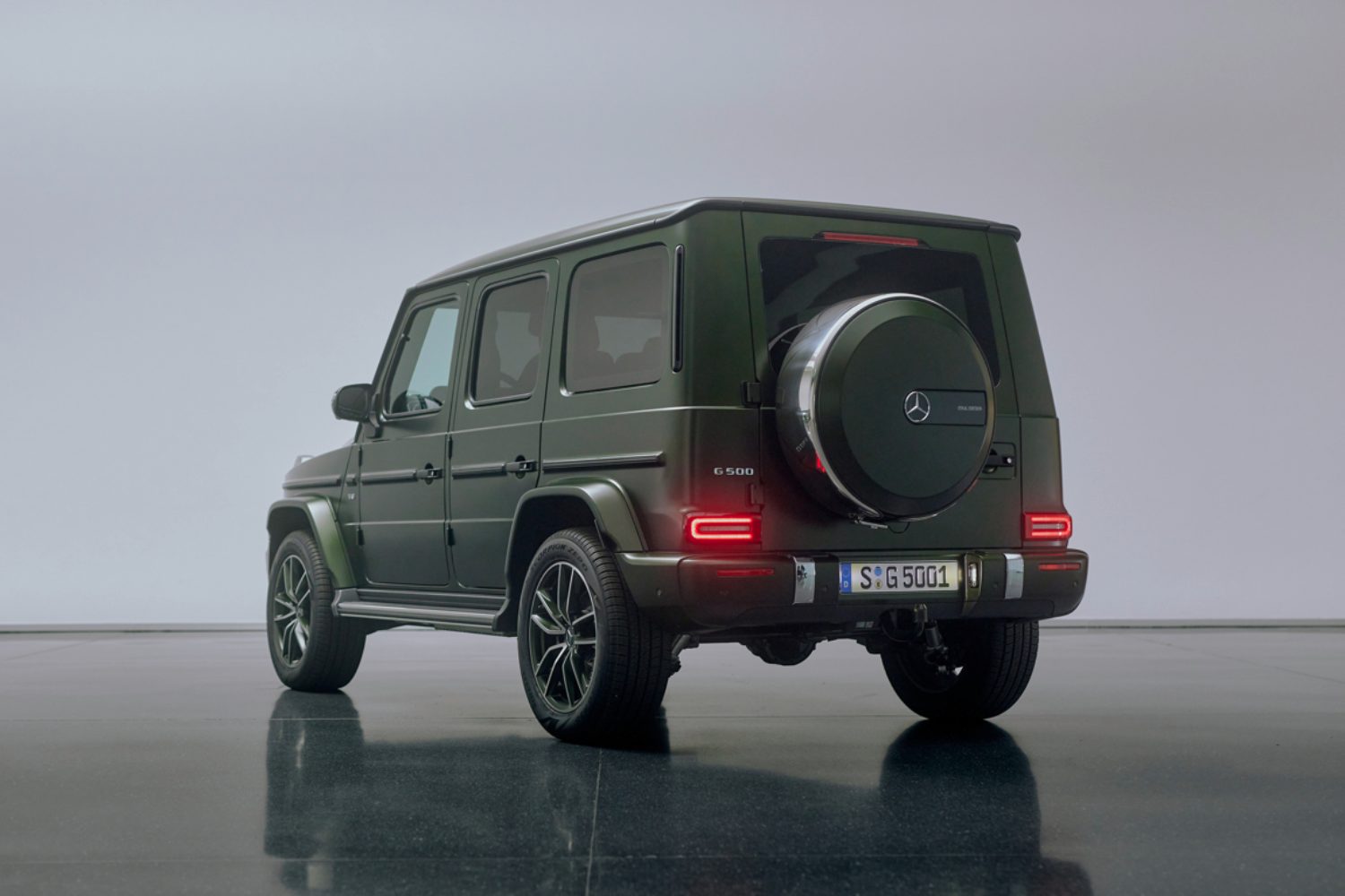 O Mercedes-Benz G 500 'Final Edition' na cor Verde Olive mate