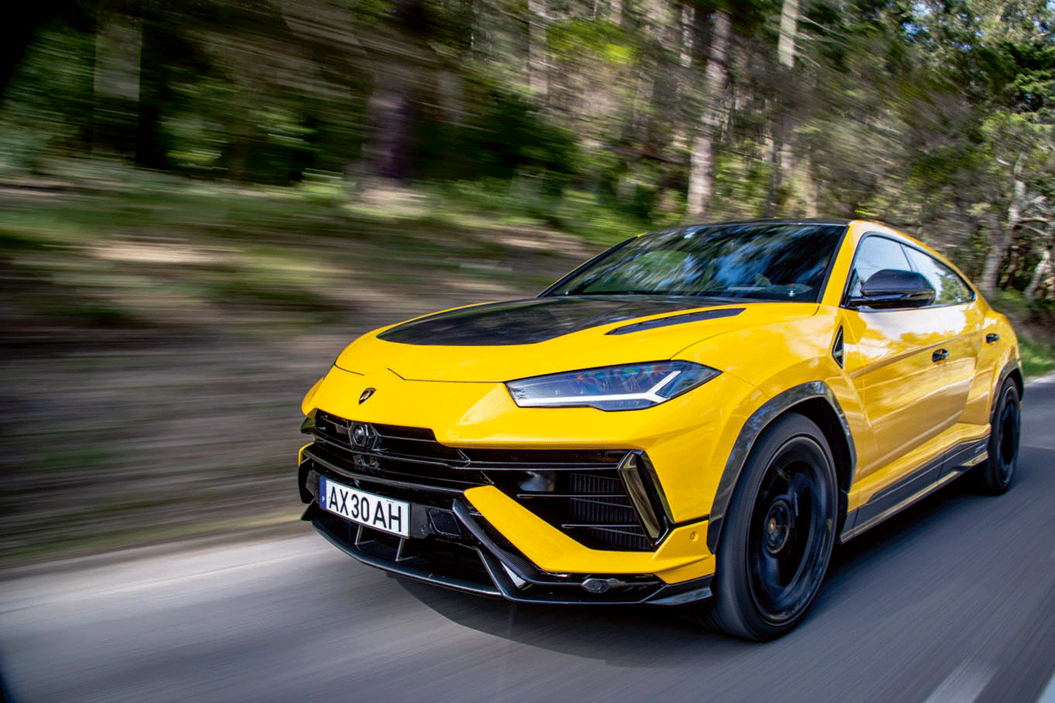 Grande plano do Lamborghini Urus Performante