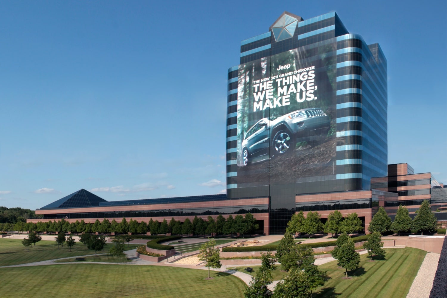 O Chrysler Technology Center em Auburn Hills, Michigan, EUA