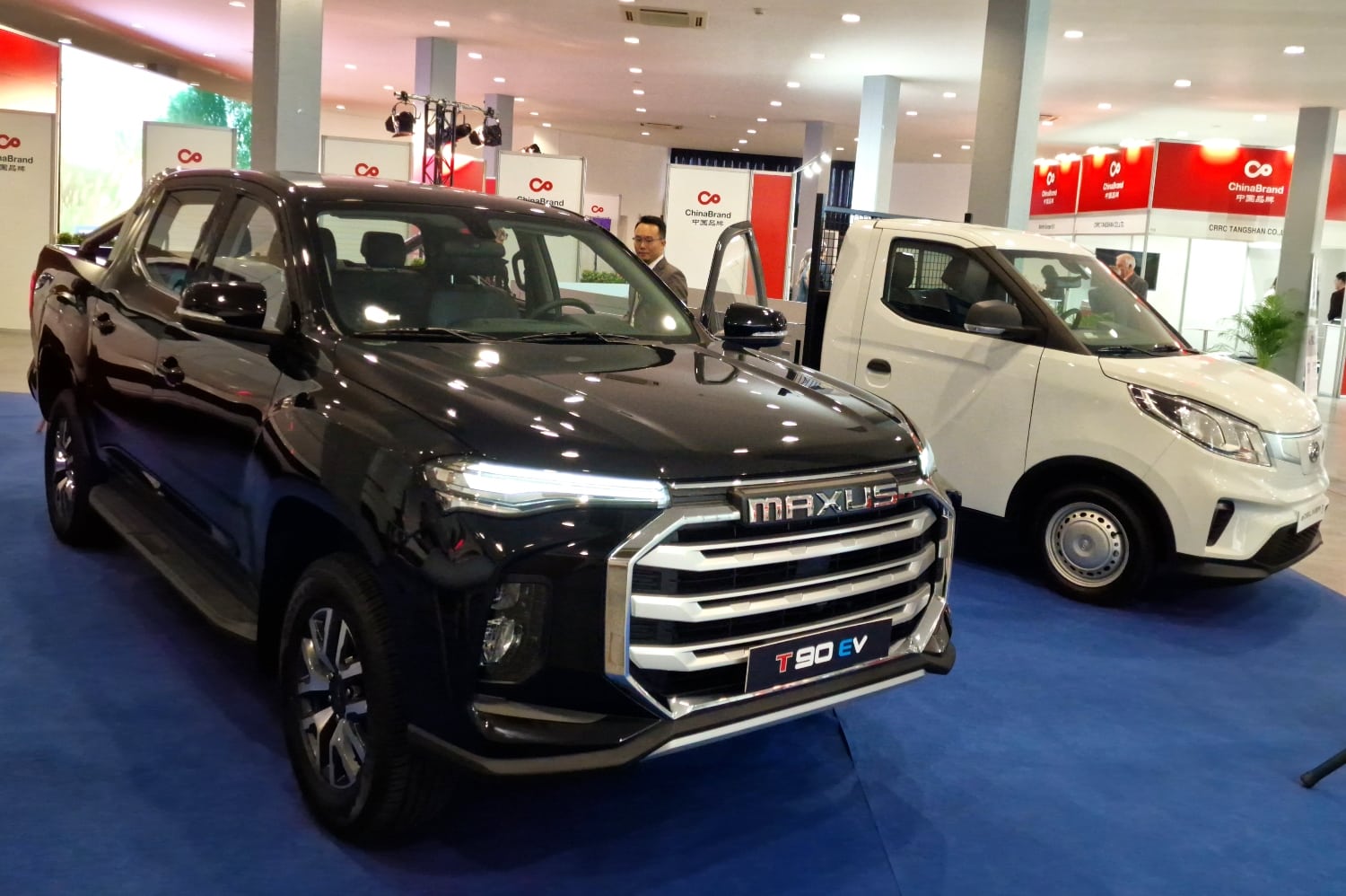 A pickup elétrica T90 EV é uma das novidades na gama Maxus