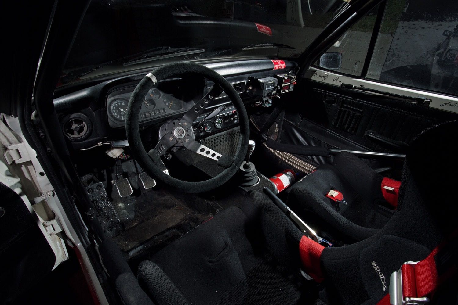 O interior do Ford Escort RS 2000