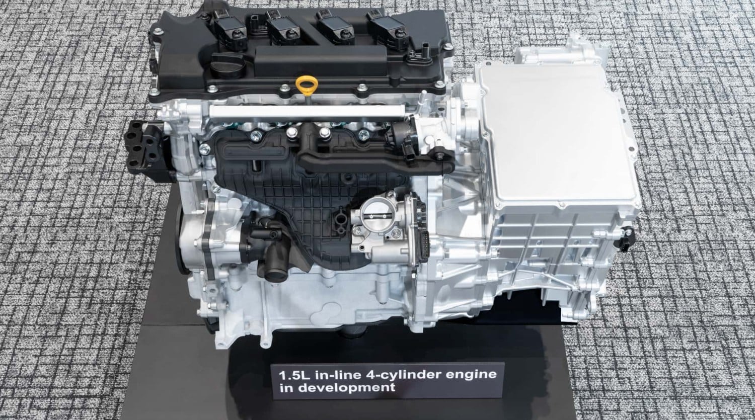 O novo quatro cilindros 1,5 litros que a Toyota ainda se encontra a desenvolver